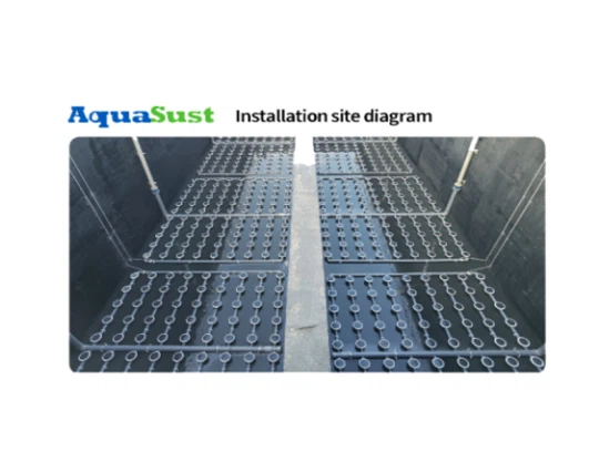 Disc Aerator Installed in the Aeration Tank Disc Aerator Installed in the Aeration Tank